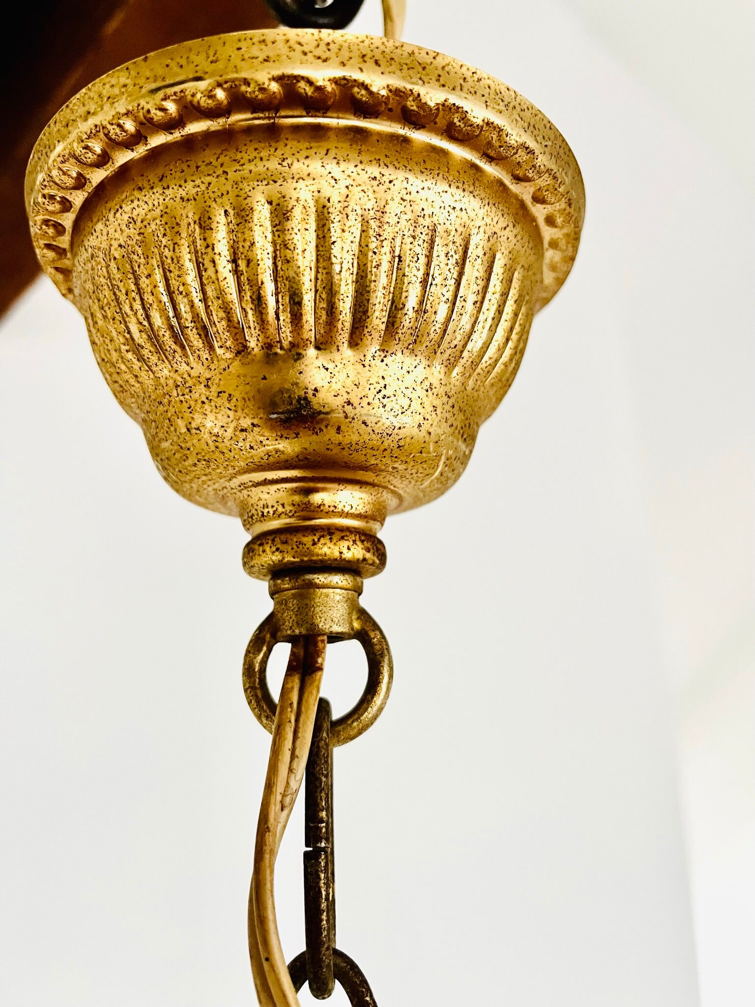 Art Deco glass pendant