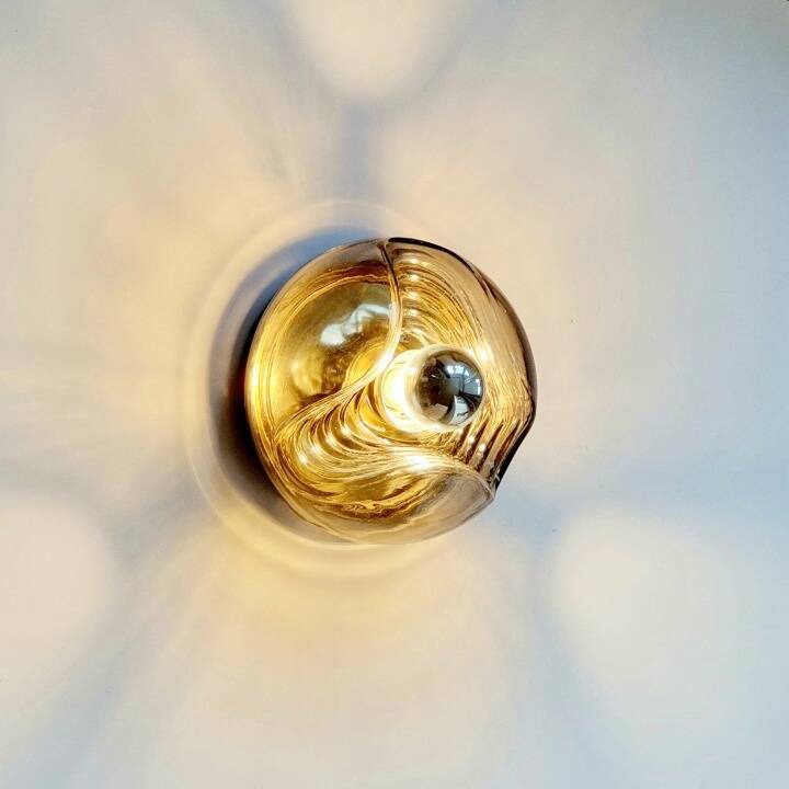 Paire de lampes murales 'Wave' par Koch & Lowy pour Peill & Putzler, années 1970