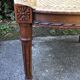 Pair of Louis XVI style armchairs solid walnut