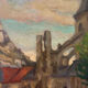 The Little Andely at Château Gaillard, oil on canvas 1954