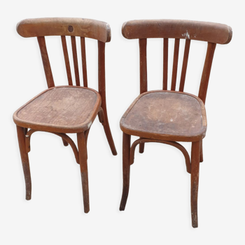 Chaises de bistrot Baumann 1925/40