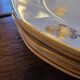 6 Sarreguemines dessert plates, Fleurs de France design. 1950s
