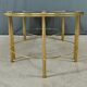 Tripartite Glass Coffee Table, Maison Baguès style – 1950