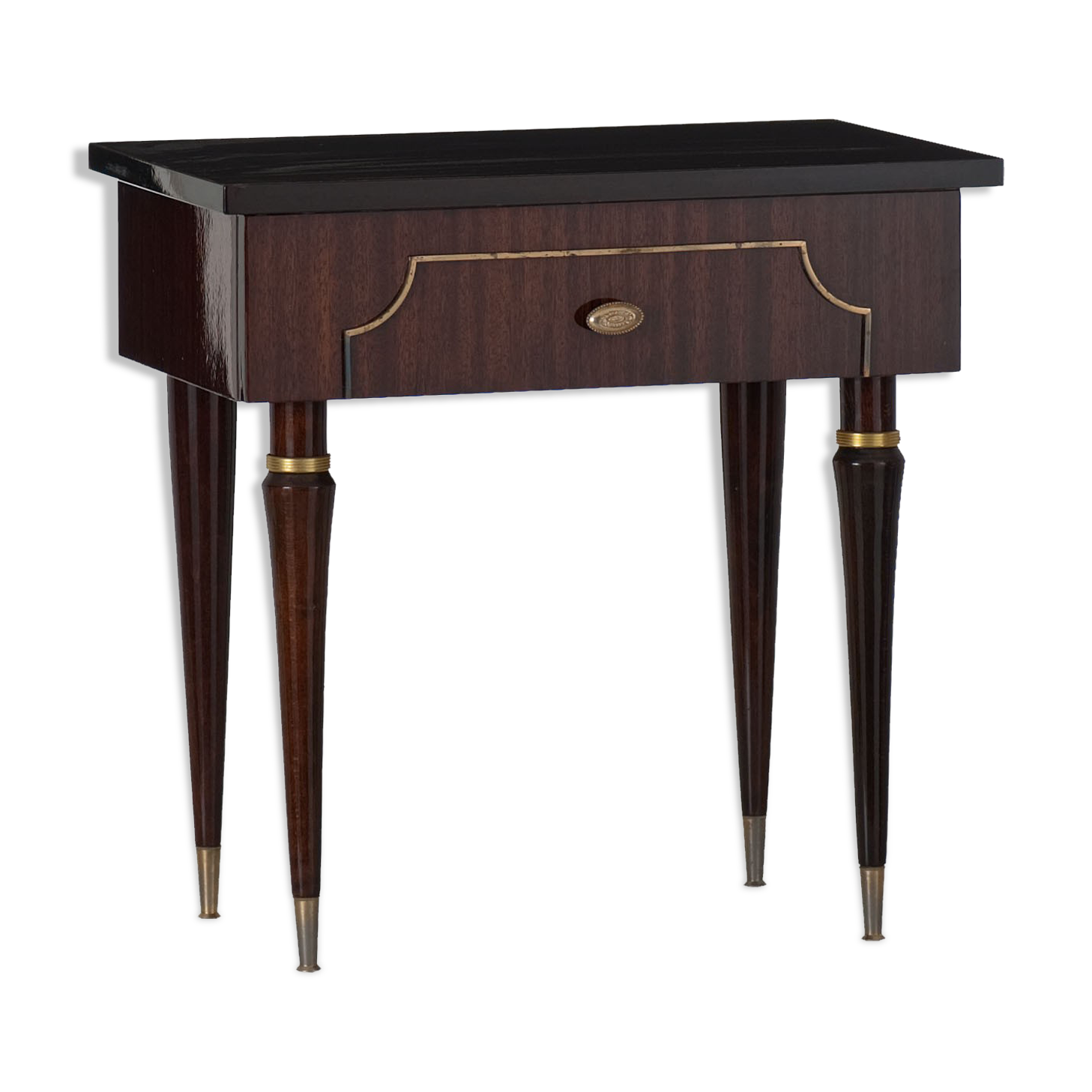 Vintage rosewood bedside table 60s