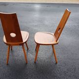 Pair of brutalist chairs
