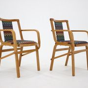 1970s Set of Two Rare Armchairs by Ton, Czechoslovakia