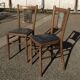 Pair of baumann wooden bistro chairs circa 1905