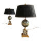 Pair of Hollywood Regency table lamps by Laudarte from the 2000s.