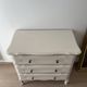 Commode blanc plume