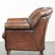 Vintage sheepskin armchair with a unique design and timeless appearance
