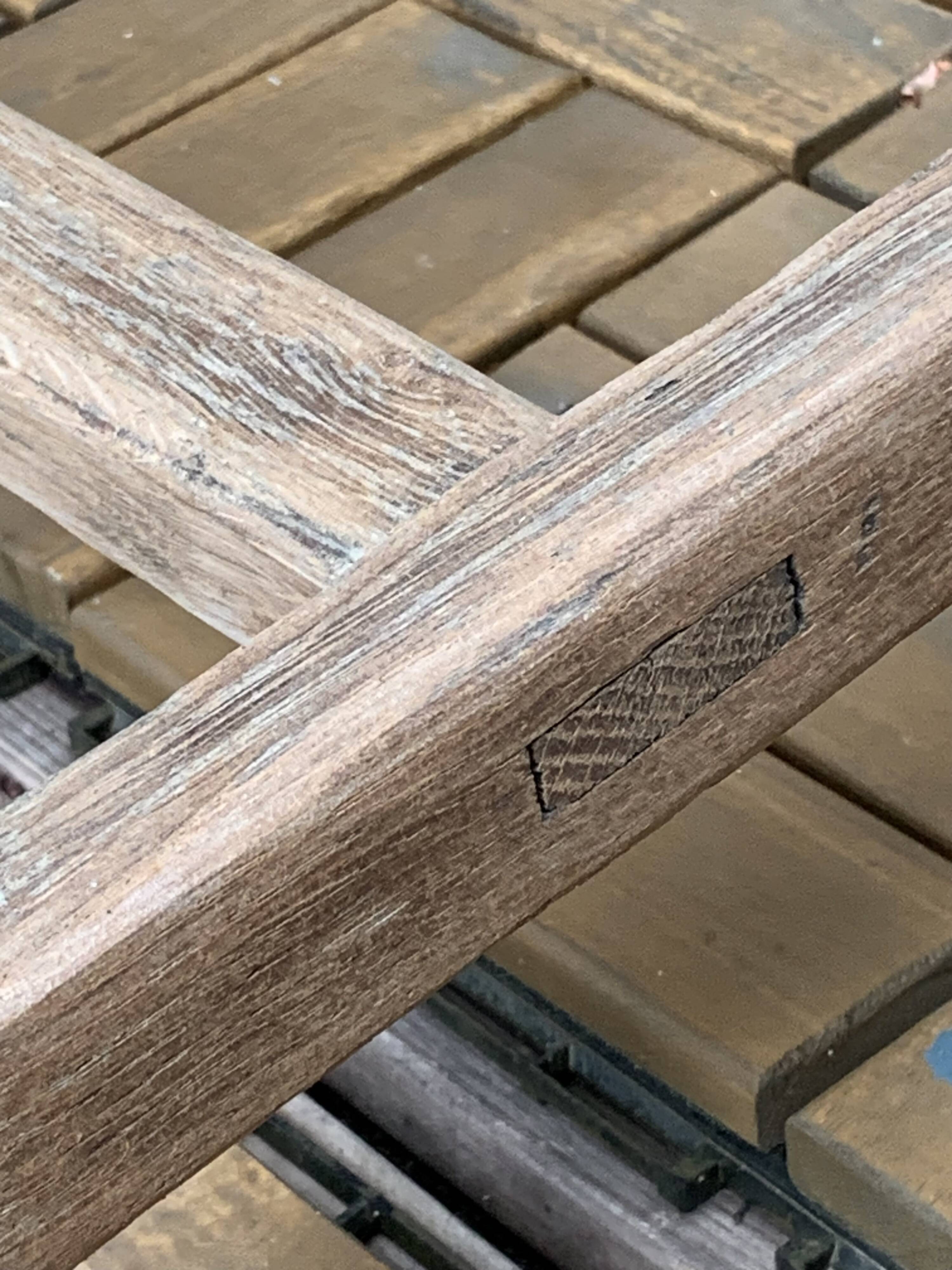 Oak school easel, 1950