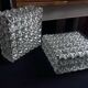 Pair of vintage square wall-mounted ceiling lights