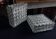 Pair of vintage square wall-mounted ceiling lights
