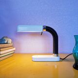 Flexible and adjustable lamp lacquered brass, 1970
