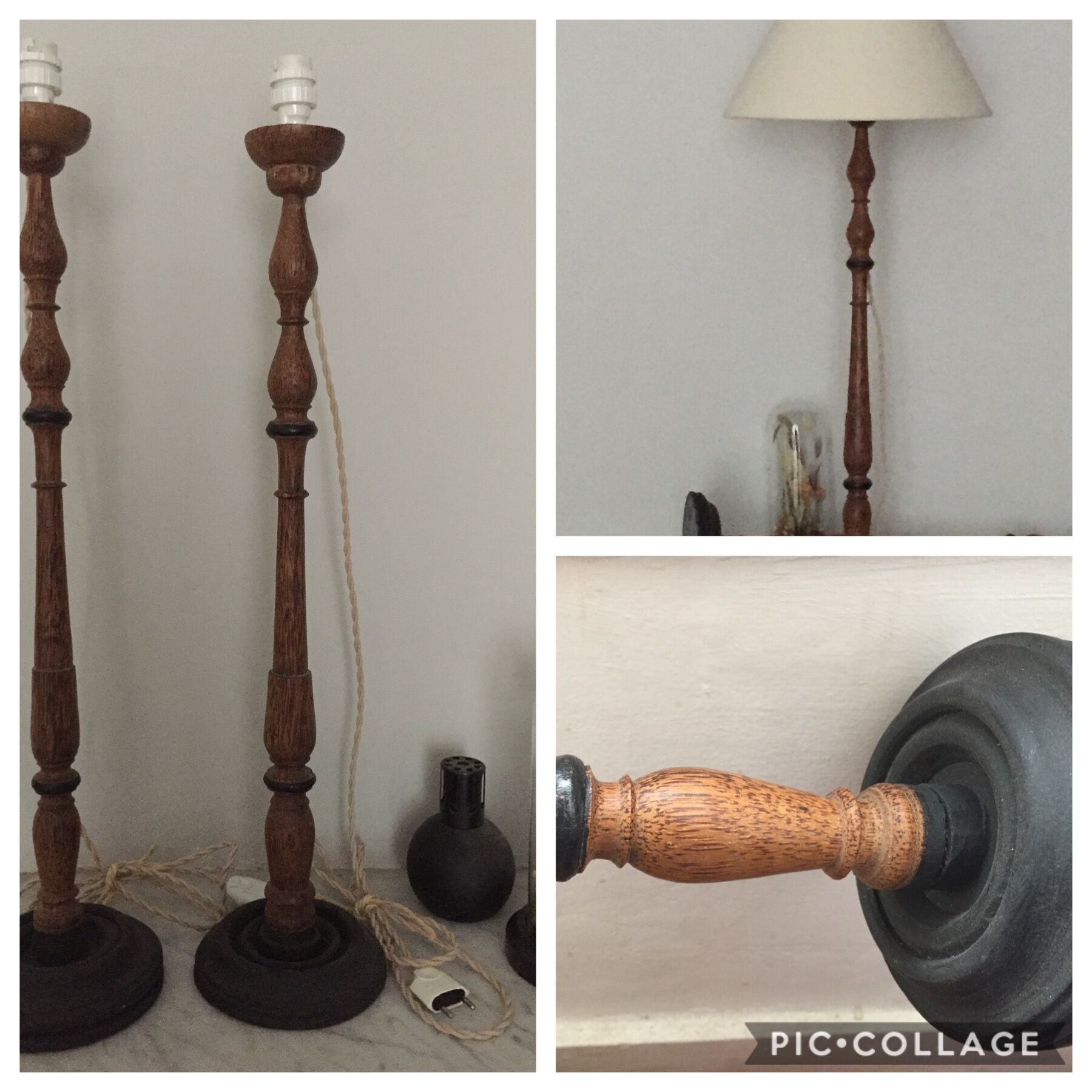 Pair of high lamps
