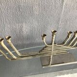 Candleholder silver plated, made in Israel by Karshi, 1970