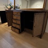 Rattan sideboard