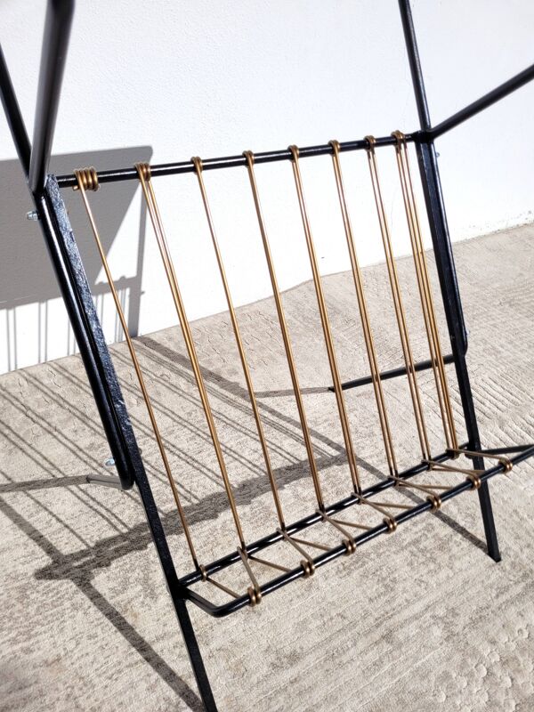 Table d'appoint scoubidou 1960 sellette ou bout de canapé vintage