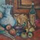 Oil Painting on Canvas 1945 Still Life GIORGIO CASINI (1908-1984)