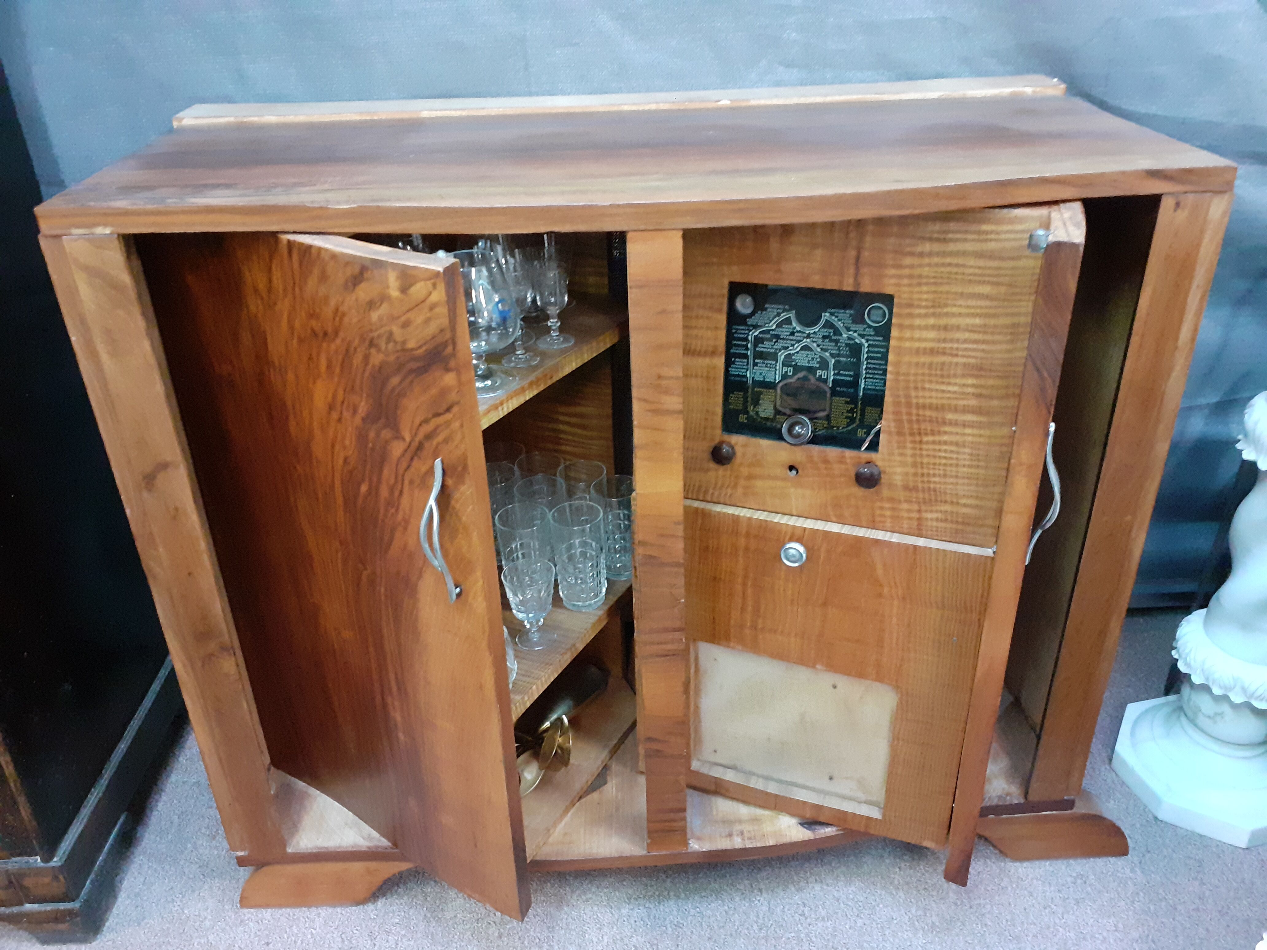 Meuble bar radio années 30