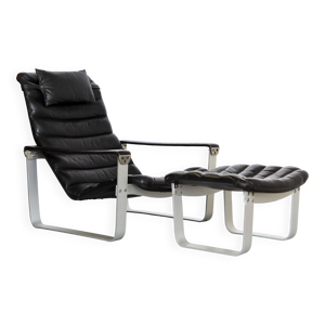 Fauteuil et repose-pieds - asko