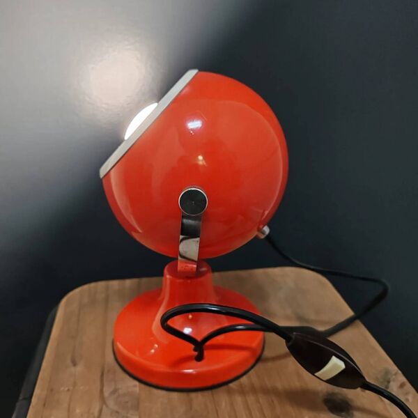 Lampe orange vintage