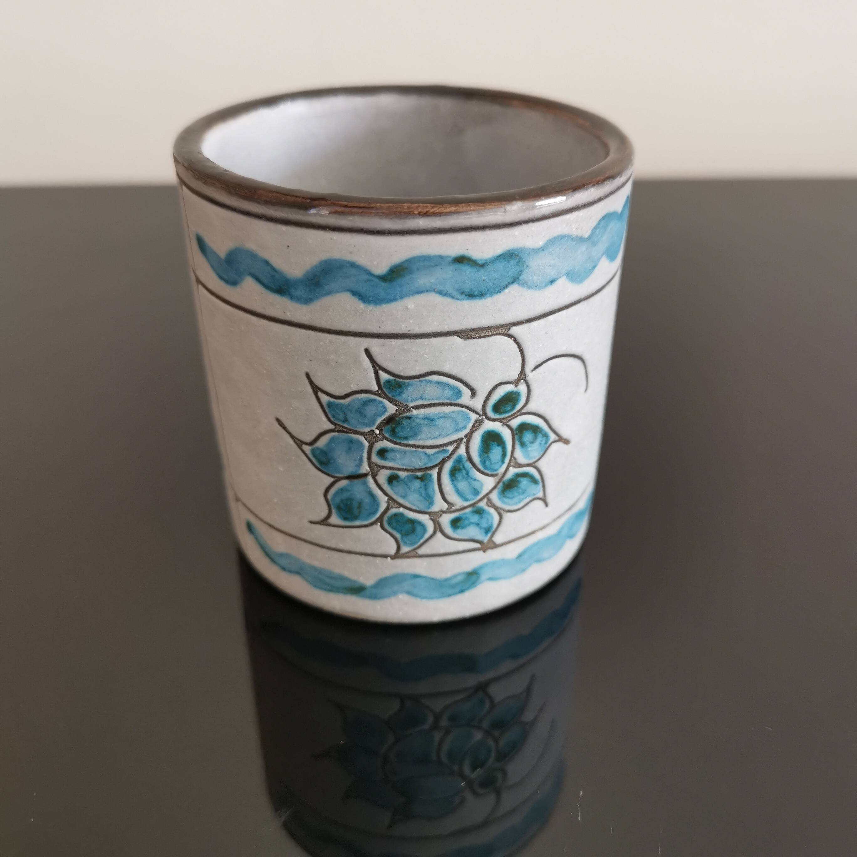 Small ceramic pot/mug by Alain Maunier Vallauris