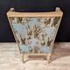 Louis XVI bergère with upholstered ears in lacquered wood