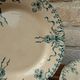 Set of 4 old opaque porcelain plates from Gien, Venice Terre de fer model