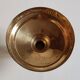 Art deco brass fruit bowl
