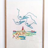 Lot of two Charles Lapicque lithographs