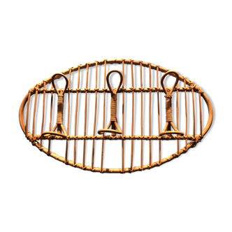 Porte manteau en rotin