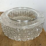 Vintage Glass Wall Or Ceiling Light, 1970s