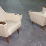1/2 CLub Chair Scandinavian Architectural years 50-60 Danish esign