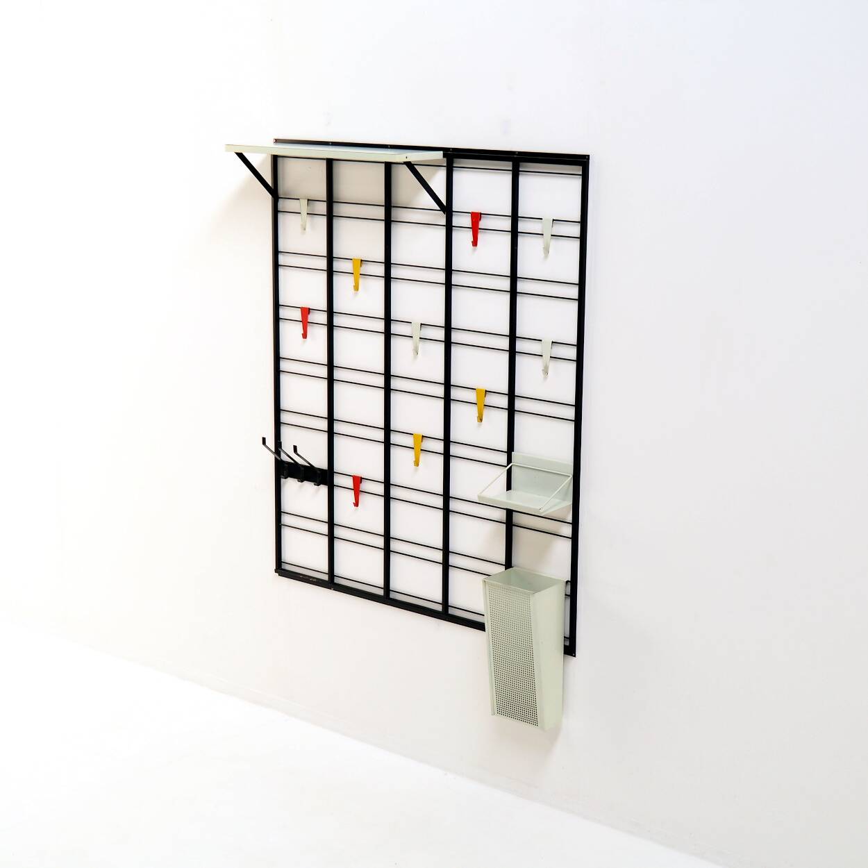Porte-manteau XL par Tjerk Reijenga pour Pilastro, années 1950, Les Pays-Bas