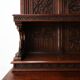 Rare large early 19th century hand carved Neo-Gothic cupboard in oak