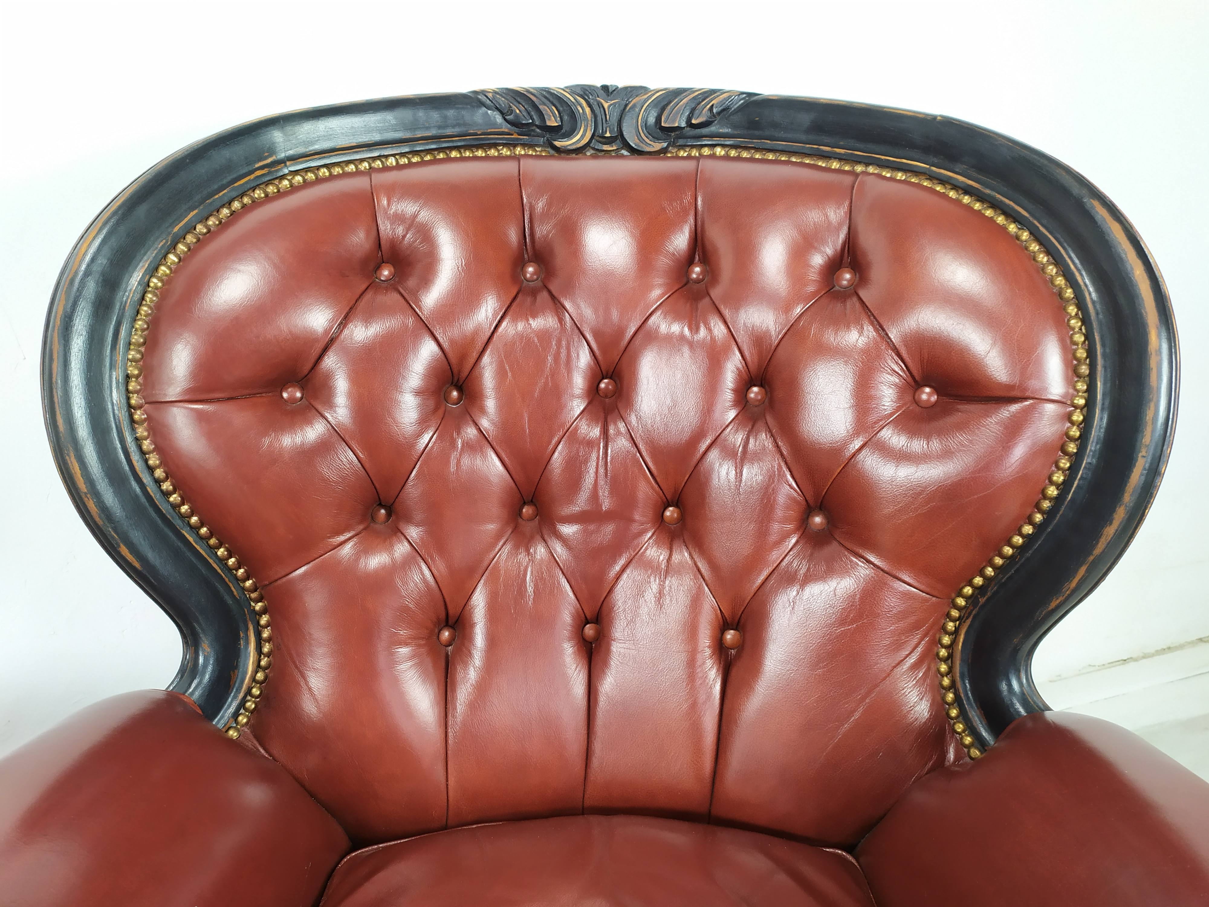 Salon Chesterfield burgundy