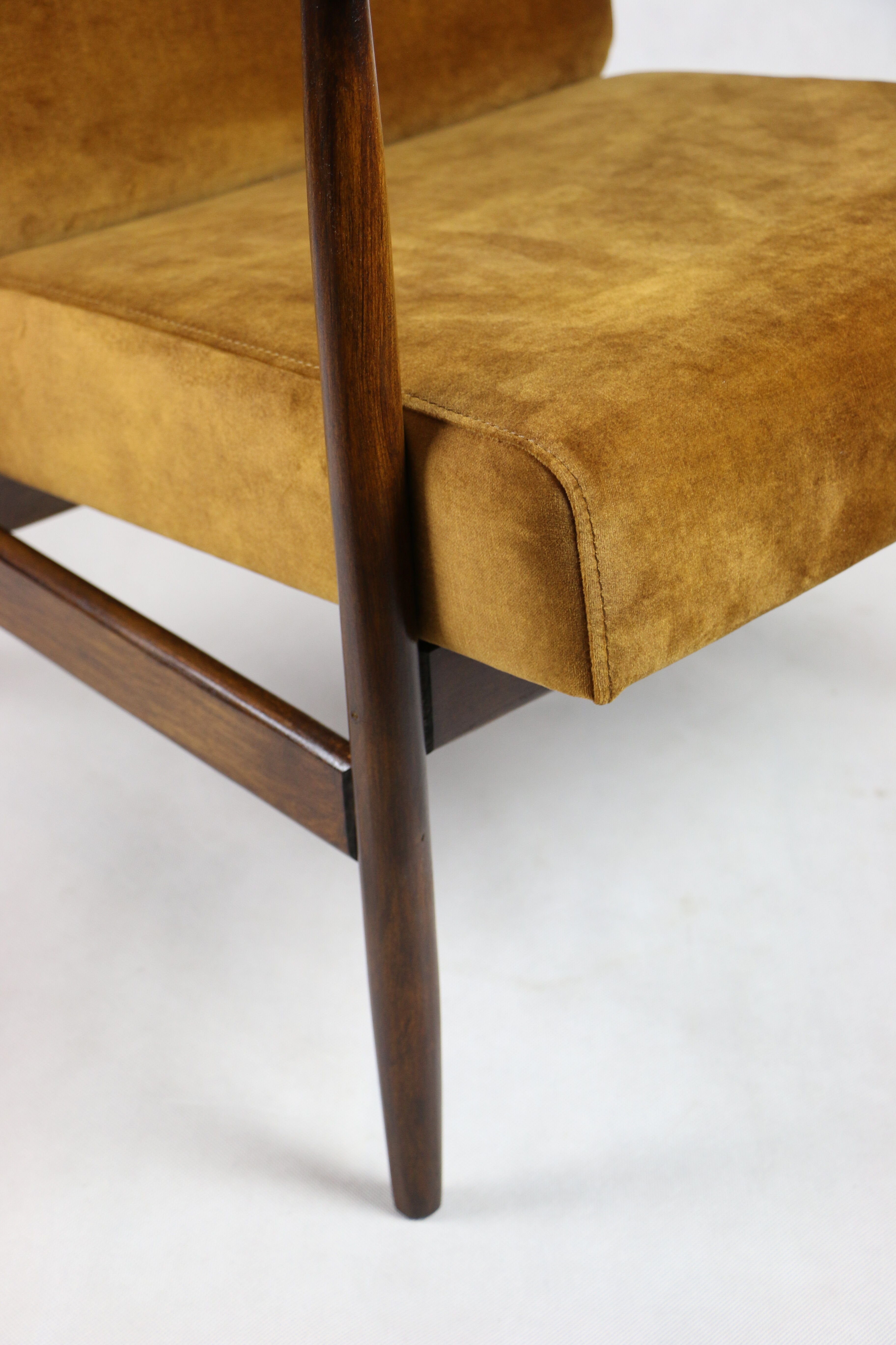 Vintage easy chair in brown chameleon, 1970s