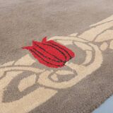 Vintage Limited Edition Italian rug 'Tulipano' from Voghi for Villa d'Este