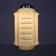 Art Deco pendant lamp with glass lantern shade, 1930s