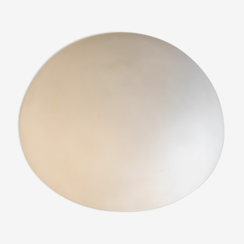 Ceiling lamp/wall lamp globe in sandblasted white glass – 70s/80s