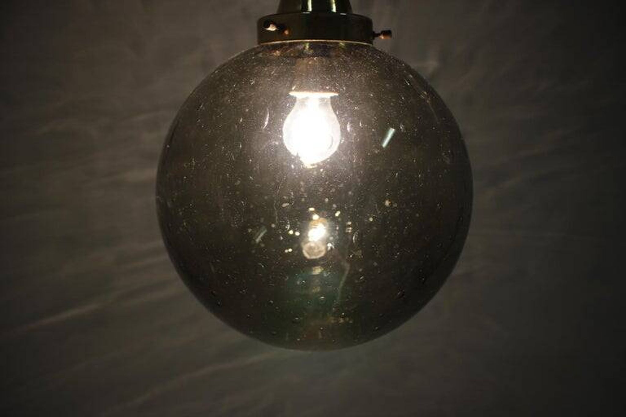 Midcentury Glass Pendant from Kamenicky Senov, 1970s