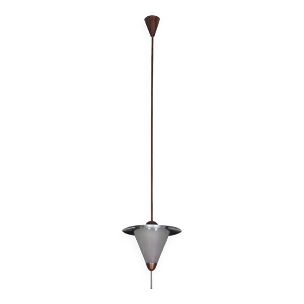 Lampes à suspension Giso par WH Gispen pour Gispen, années 1930 Très Grand Objet Unique