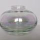 Vase ball in iridescent glass Krosno crystallerie