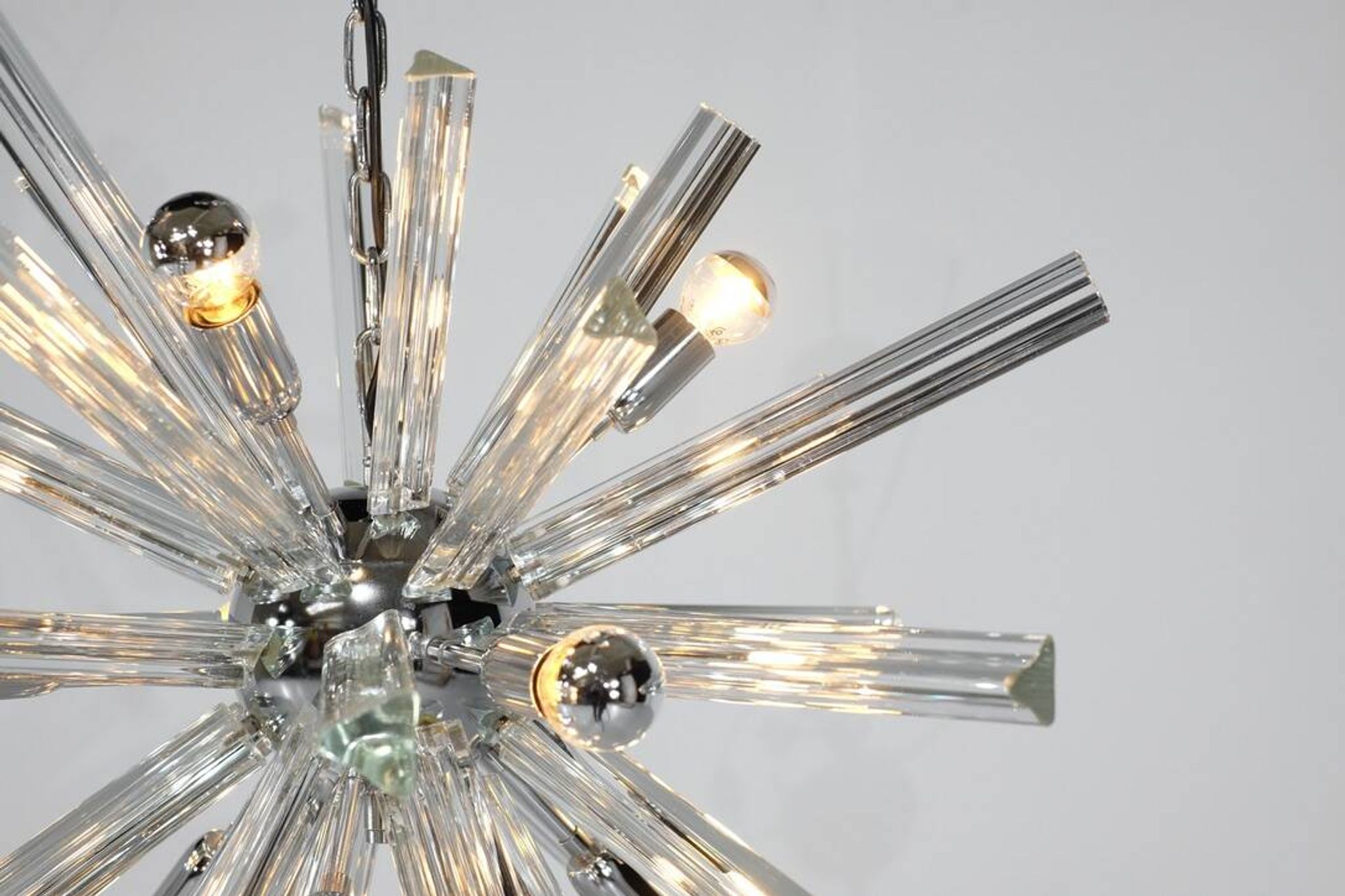 Murano glass Sputnik pendant light, Italy.