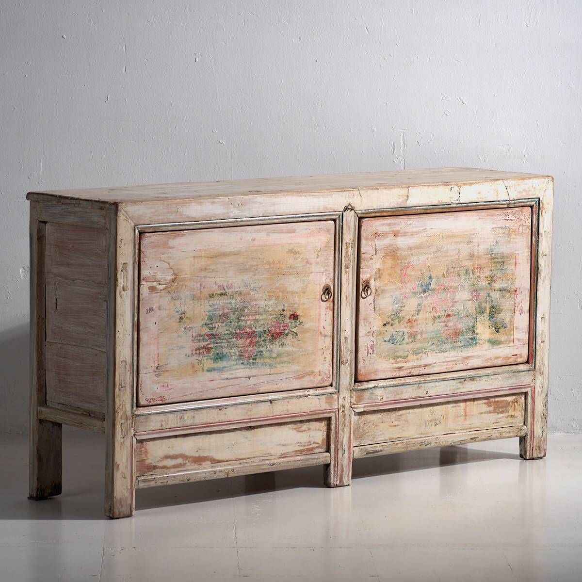 Old white wooden sideboard (circa 1870)