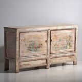 Ancien buffet en bois blanc (vers 1870)