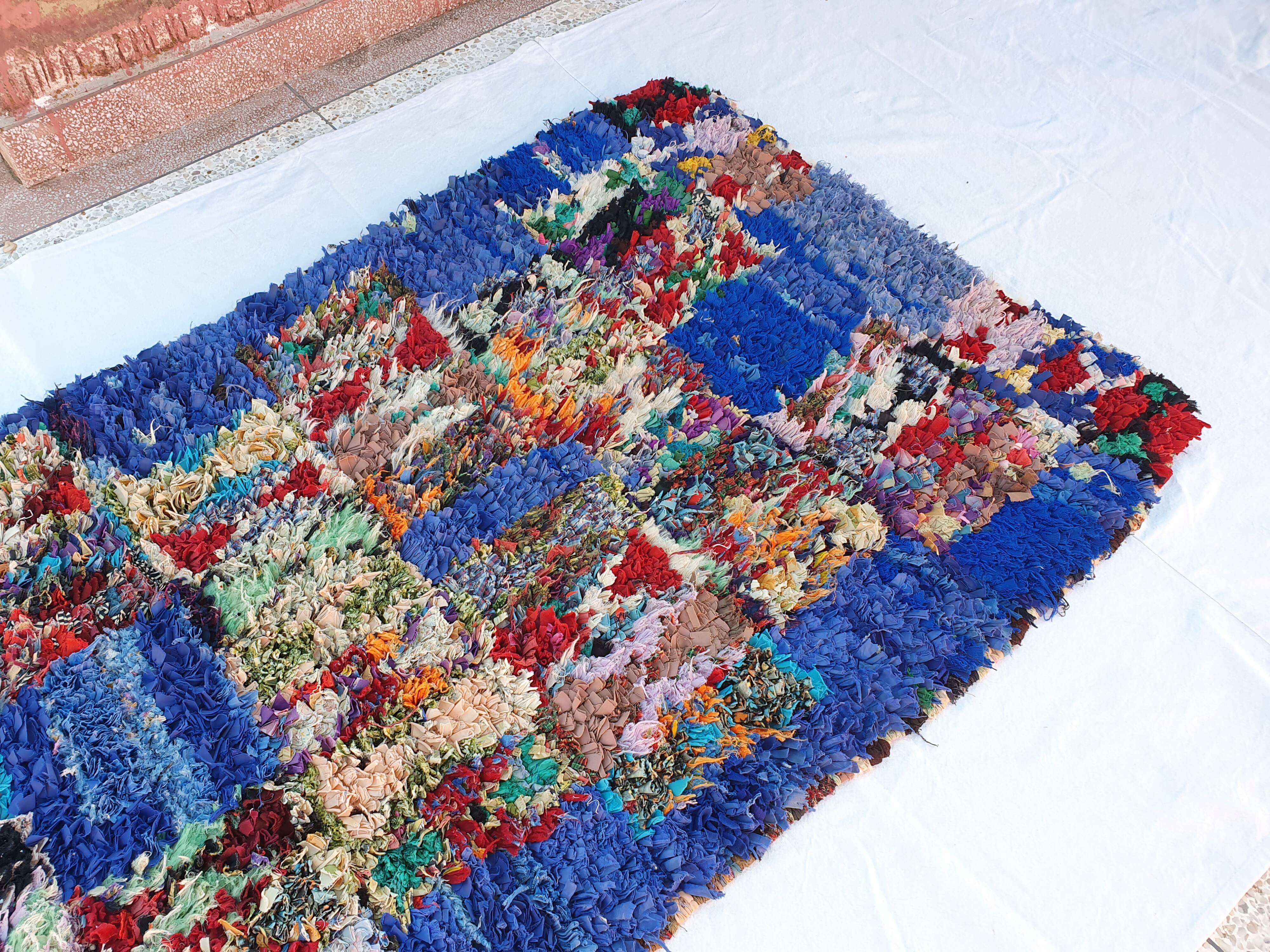 Moroccan carpet berber vintage 180 x 90 cm