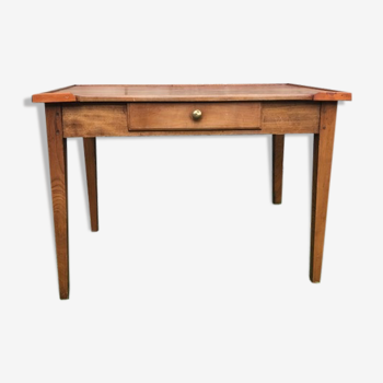 Old farm table with drawer