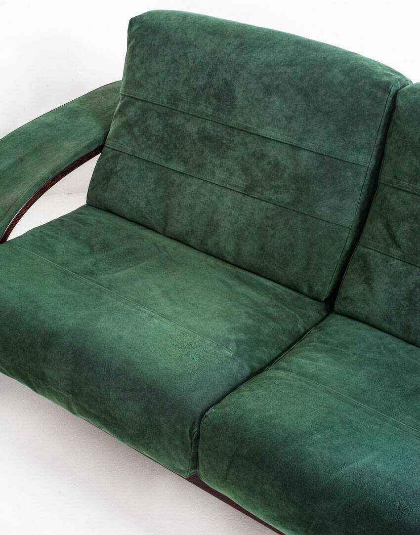 Vintage 2-3 seater sofa in alcantara. Åke Fribyter for Nelo Möbel. Sweden.